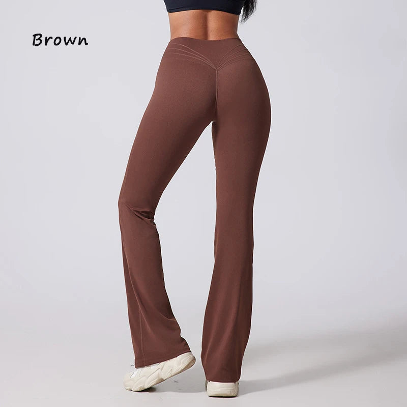 High-Waist Flare Active Leggings