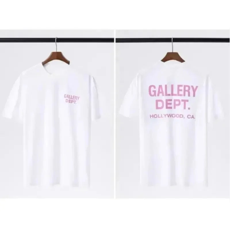 2026 New Hot Fashion Cotton High Quality T-shirt Men's Hip Hop Letter Printed T-shirt Summer Plus Size Top Shirt Street Clothing