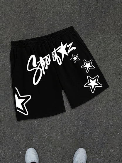 Short Urban Stars Black