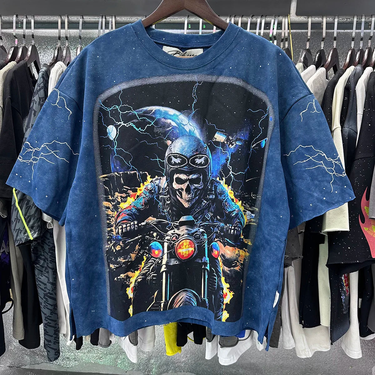 Vintage Prisoner Skull Graphic Tee