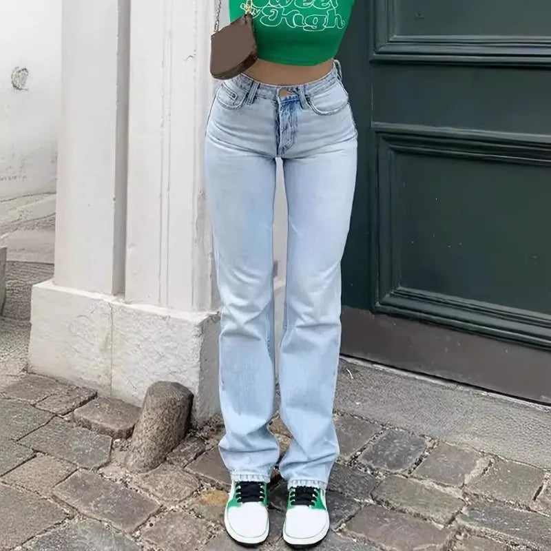Classic Blue Straight Fit Jeans