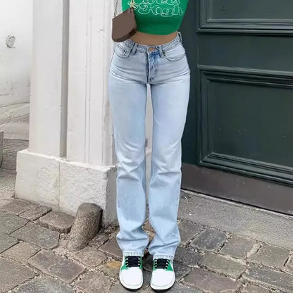 Classic Blue Straight Fit Jeans