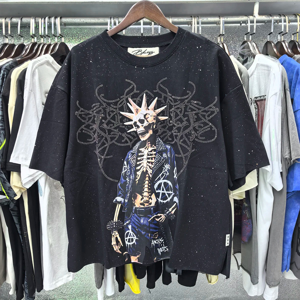 Vintage Prisoner Skull Graphic Tee
