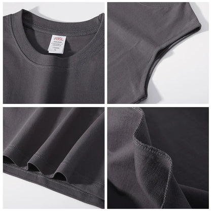 Essential Red Sleeveless T-Shirt