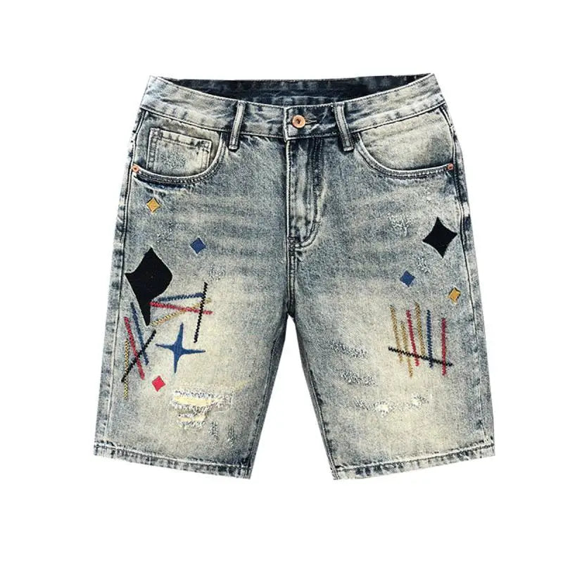 Short Denim Street Graffiti