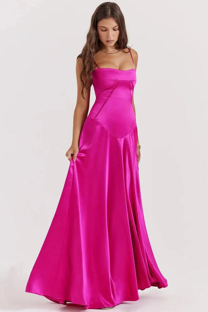 Women's Elegant Spaghetti Strap Formal Dress
