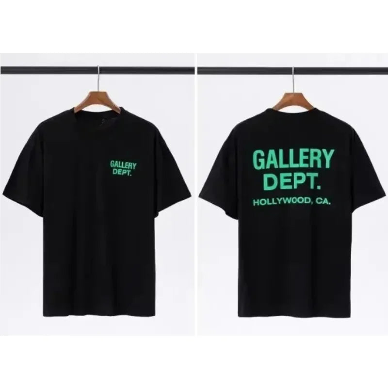 2026 New Hot Fashion Cotton High Quality T-shirt Men's Hip Hop Letter Printed T-shirt Summer Plus Size Top Shirt Street Clothing