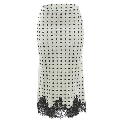 Parisian Chic Polka Dot Skirt