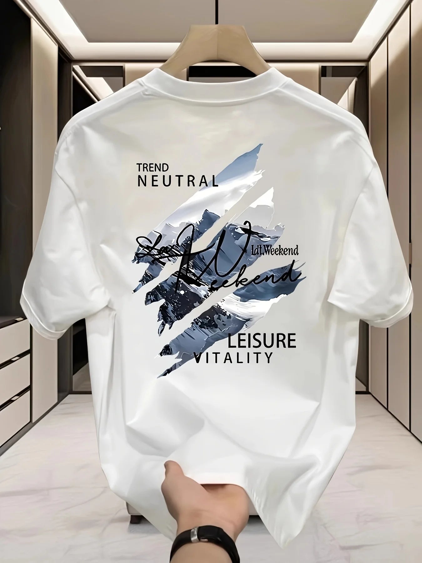 Skyline White Graphic T-Shirt
