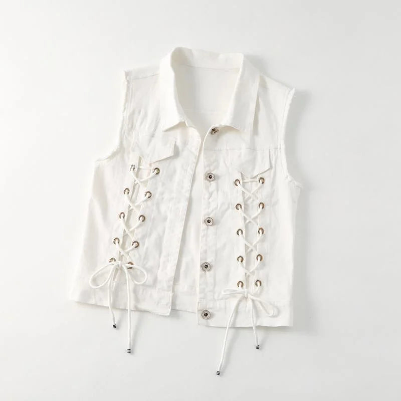 Urban Edge Lace-Up Jacket