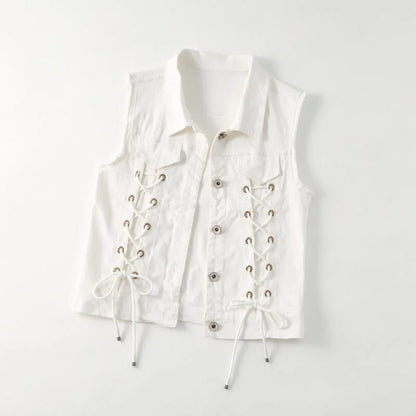 Urban Edge Lace-Up Jacket
