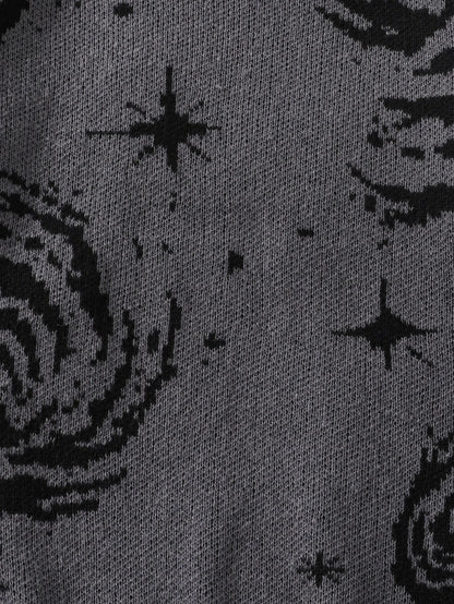 Cosmic Swirl Graphic Sweater