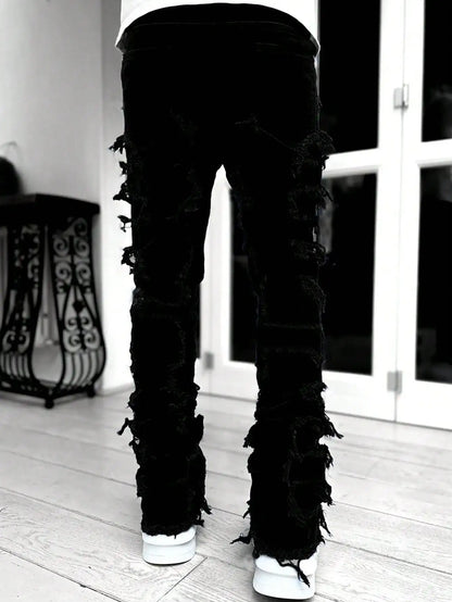 Jeans White Storm Destroyed