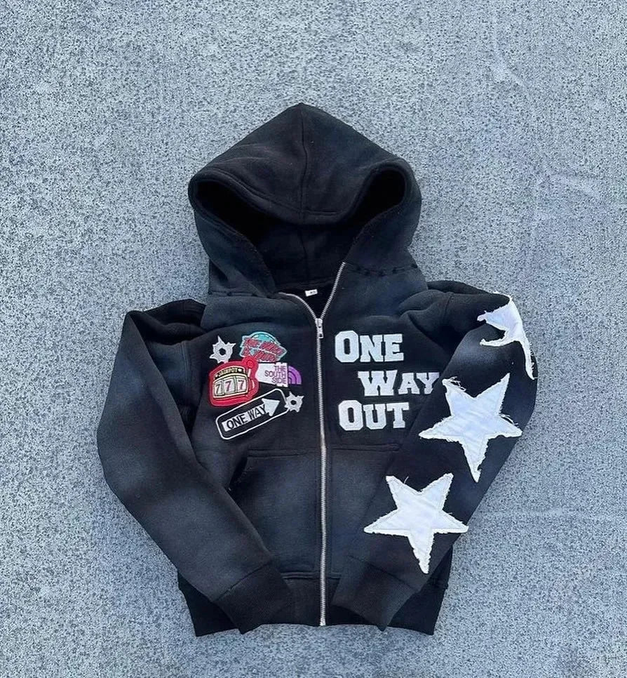 Hoodie One Way Streetwear