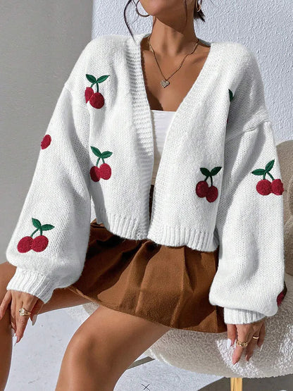 Sweet Cherry Cozy Cardigan