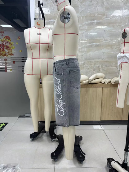 Short Streetwear Ice Wash