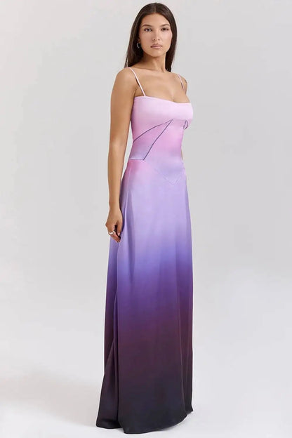 Women's Elegant Spaghetti Strap Formal Dress