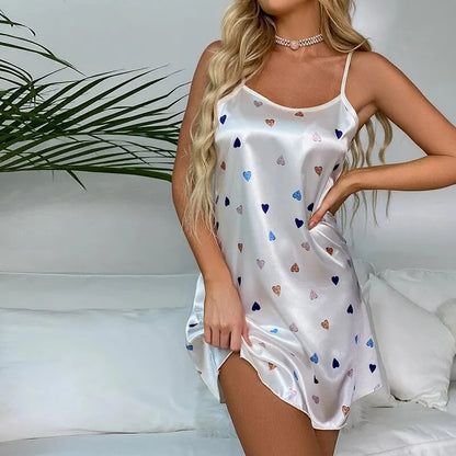 Twinkle Star Satin Nightgown