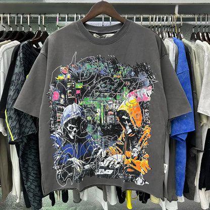 Vintage Prisoner Skull Graphic Tee