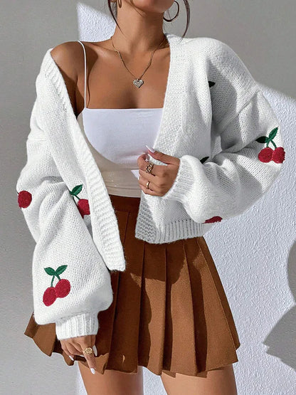 Sweet Cherry Cozy Cardigan
