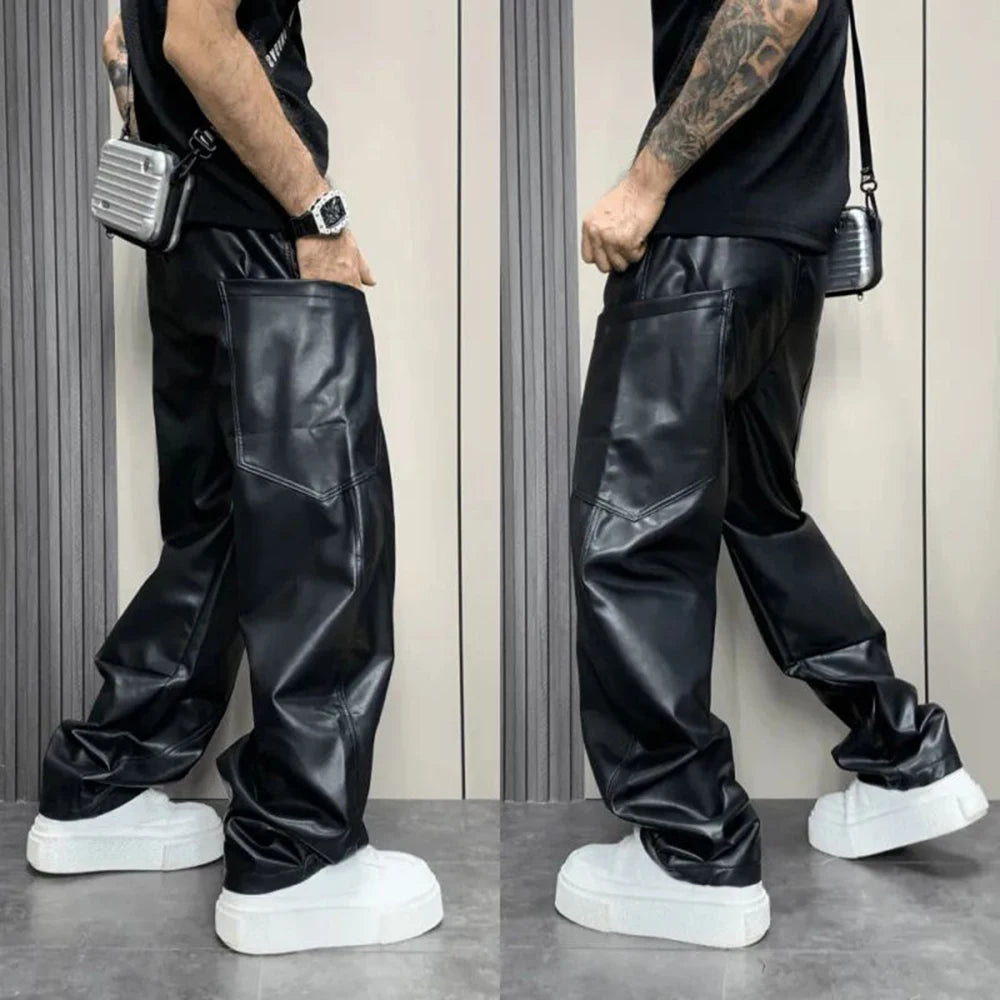 Pants Leather Fit Urbano