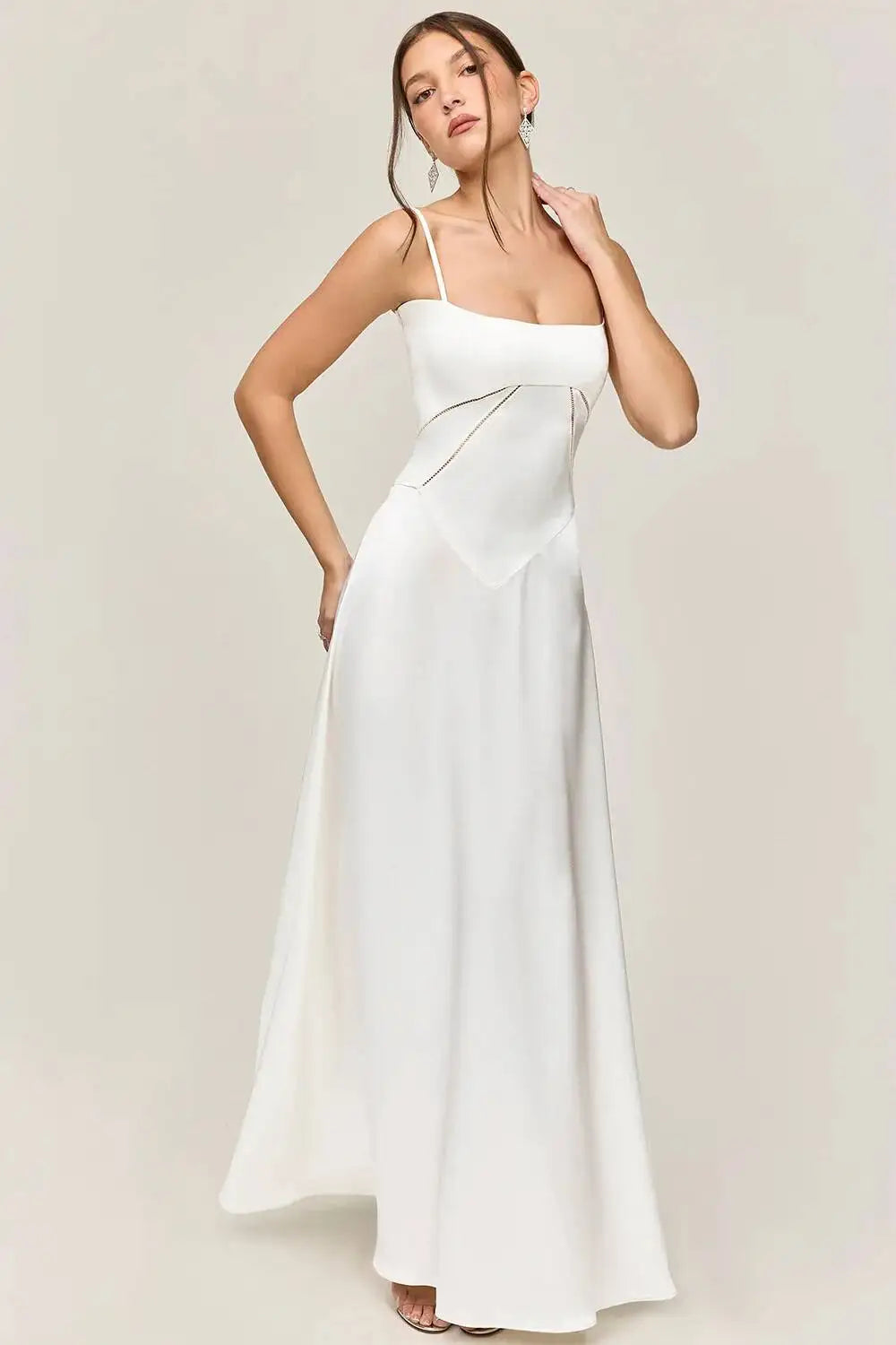 Women's Elegant Spaghetti Strap Formal Dress