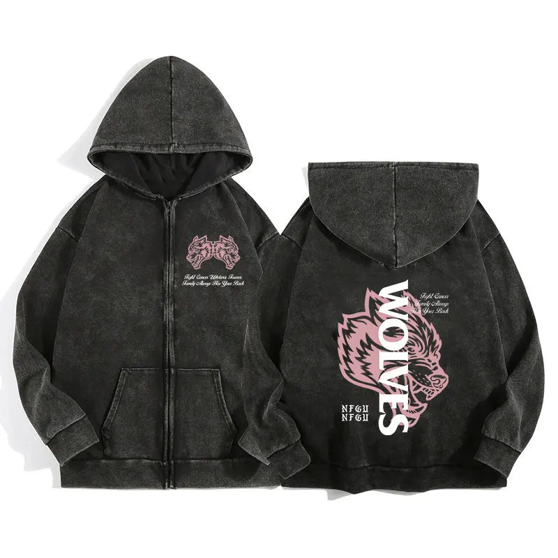 Hoodie Wolf Spirit Vintage