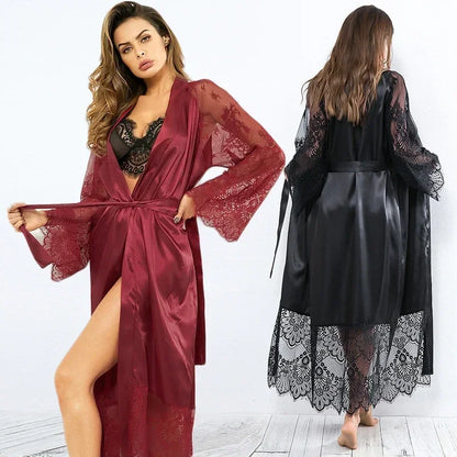 Romantic Lace Robe Nightwear