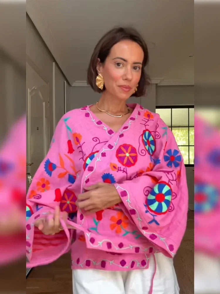 Summer Bloom Beach Cardigan