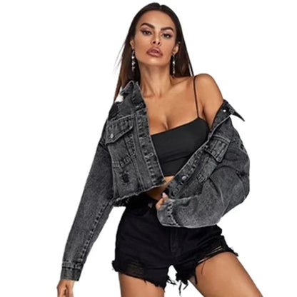 Urban Edge Black Denim Jacket