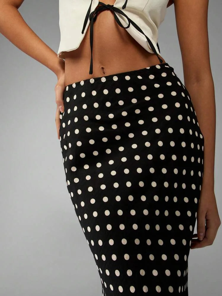 Monroe Polka Dot Skirt