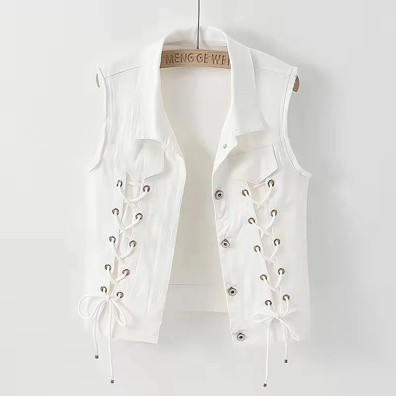Urban Edge Lace-Up Jacket