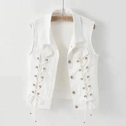 Urban Edge Lace-Up Jacket