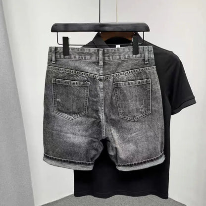 Short Denim Rebel Grey