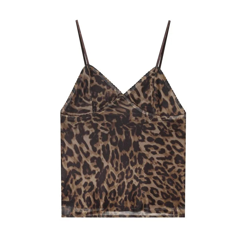 Women's Animal Print Two-Piece Outfit