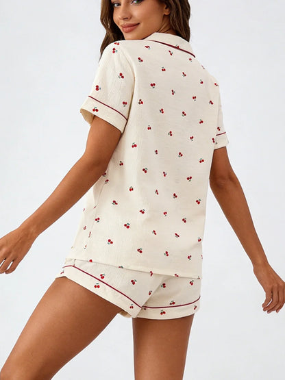Dreamy Cherry Nights Pajama Set