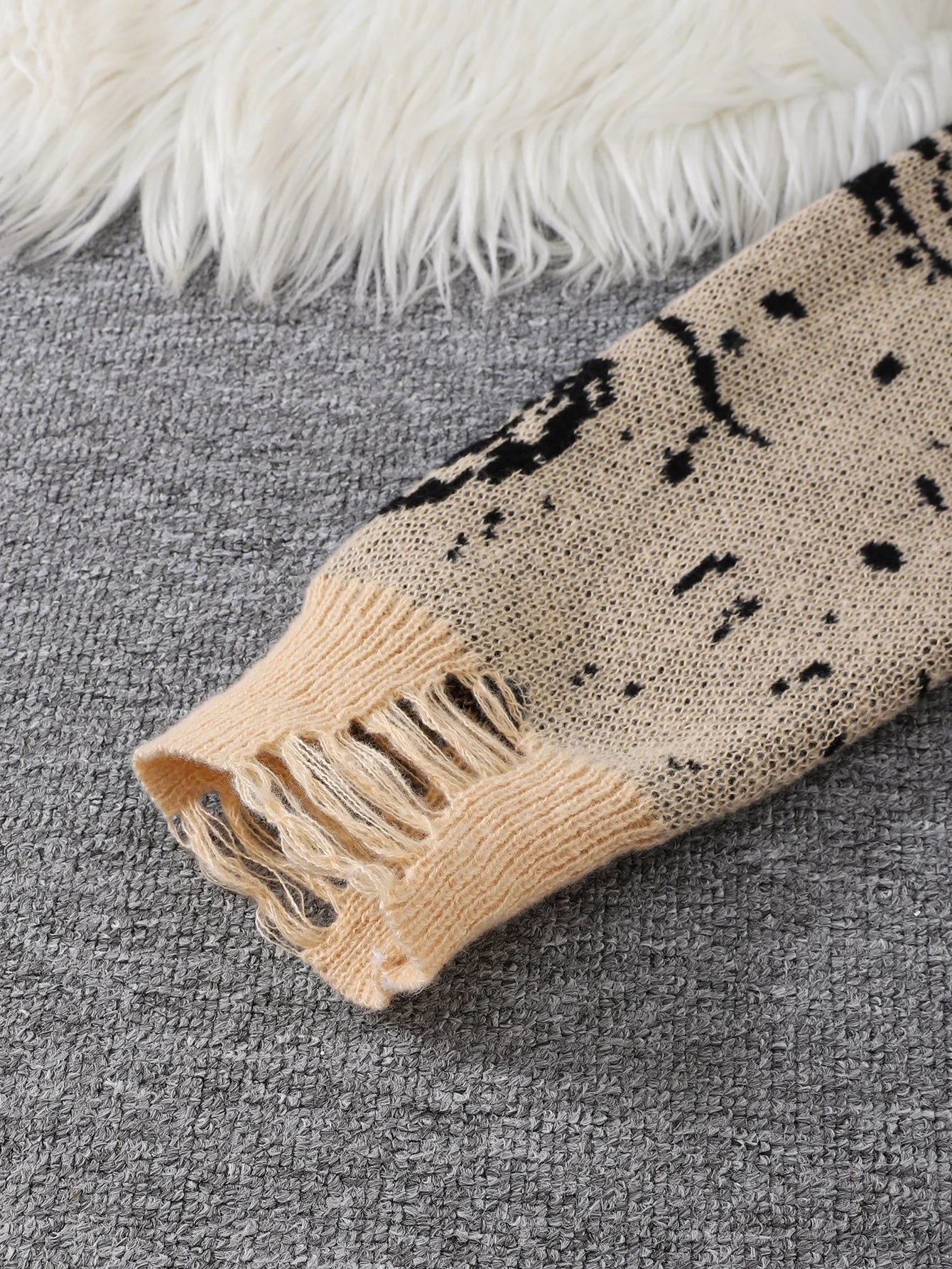 Cosmic Swirl Oversized Sweater