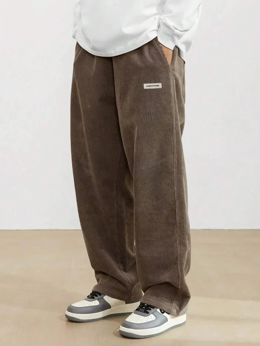Pants Wide Leg Corduroy