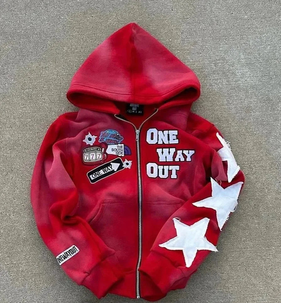 Hoodie One Way Streetwear