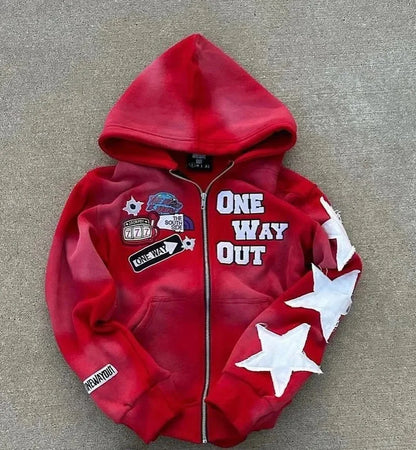 Hoodie One Way Streetwear