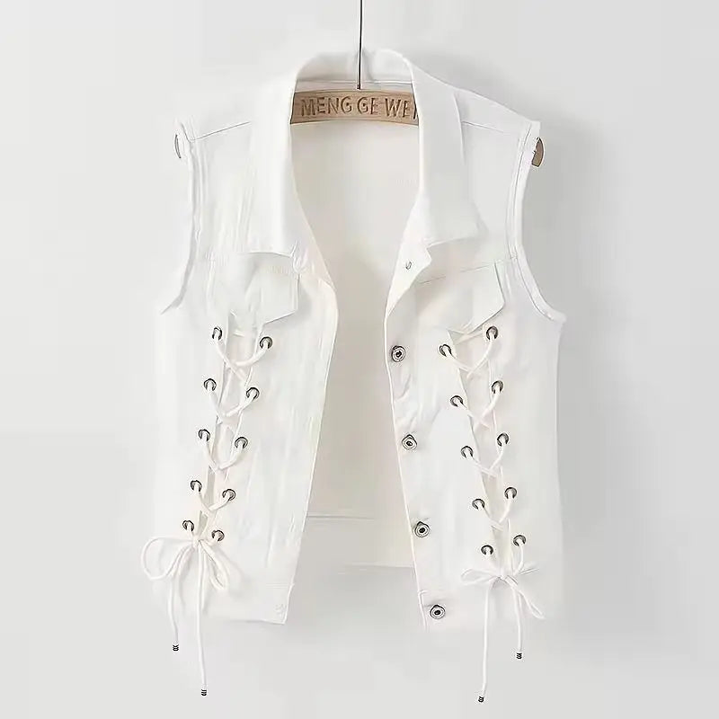 Urban Edge Lace-Up Jacket