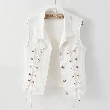 Urban Edge Lace-Up Jacket
