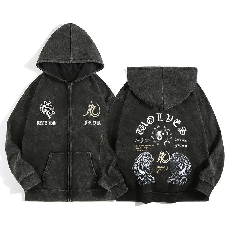 Hoodie Wolf Spirit Vintage