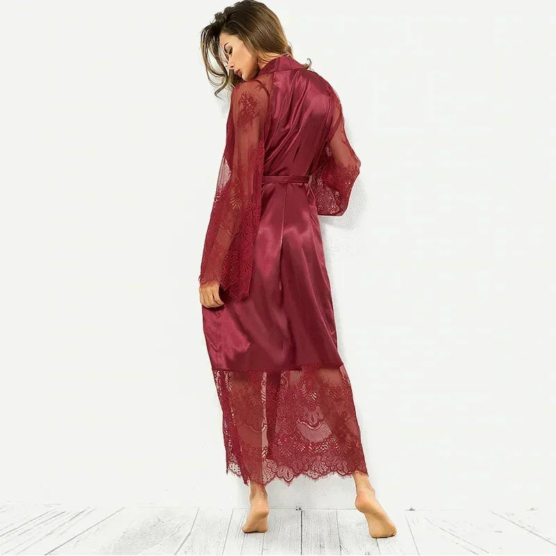 Romantic Lace Robe Nightwear