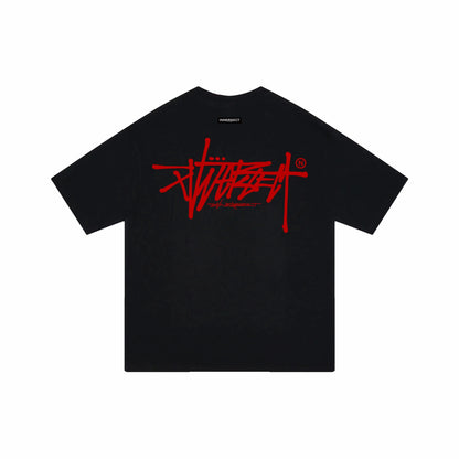 Street Script Black Tee