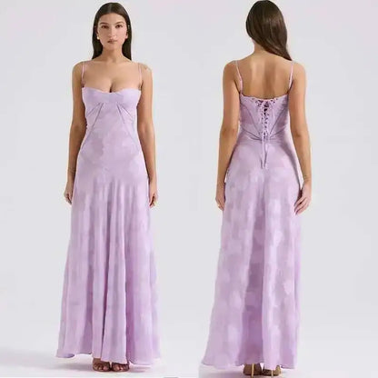Women's Elegant Spaghetti Strap Formal Dress