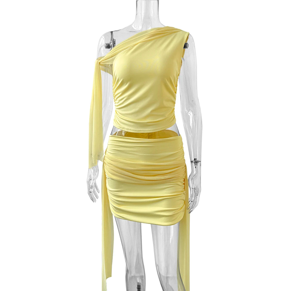 Sunshine Glam Mini Skirt Set