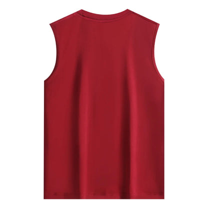 Essential Red Sleeveless T-Shirt