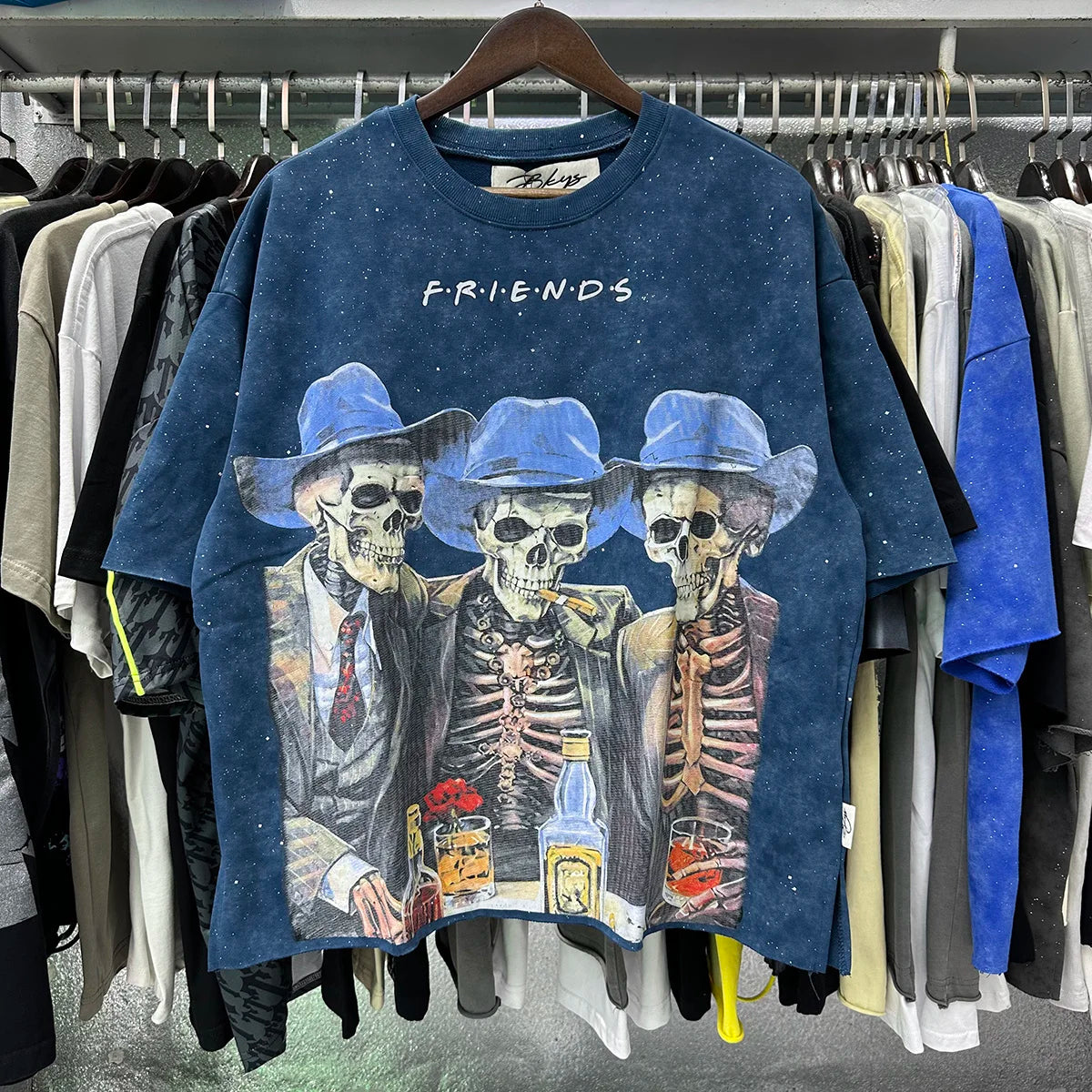 Vintage Prisoner Skull Graphic Tee