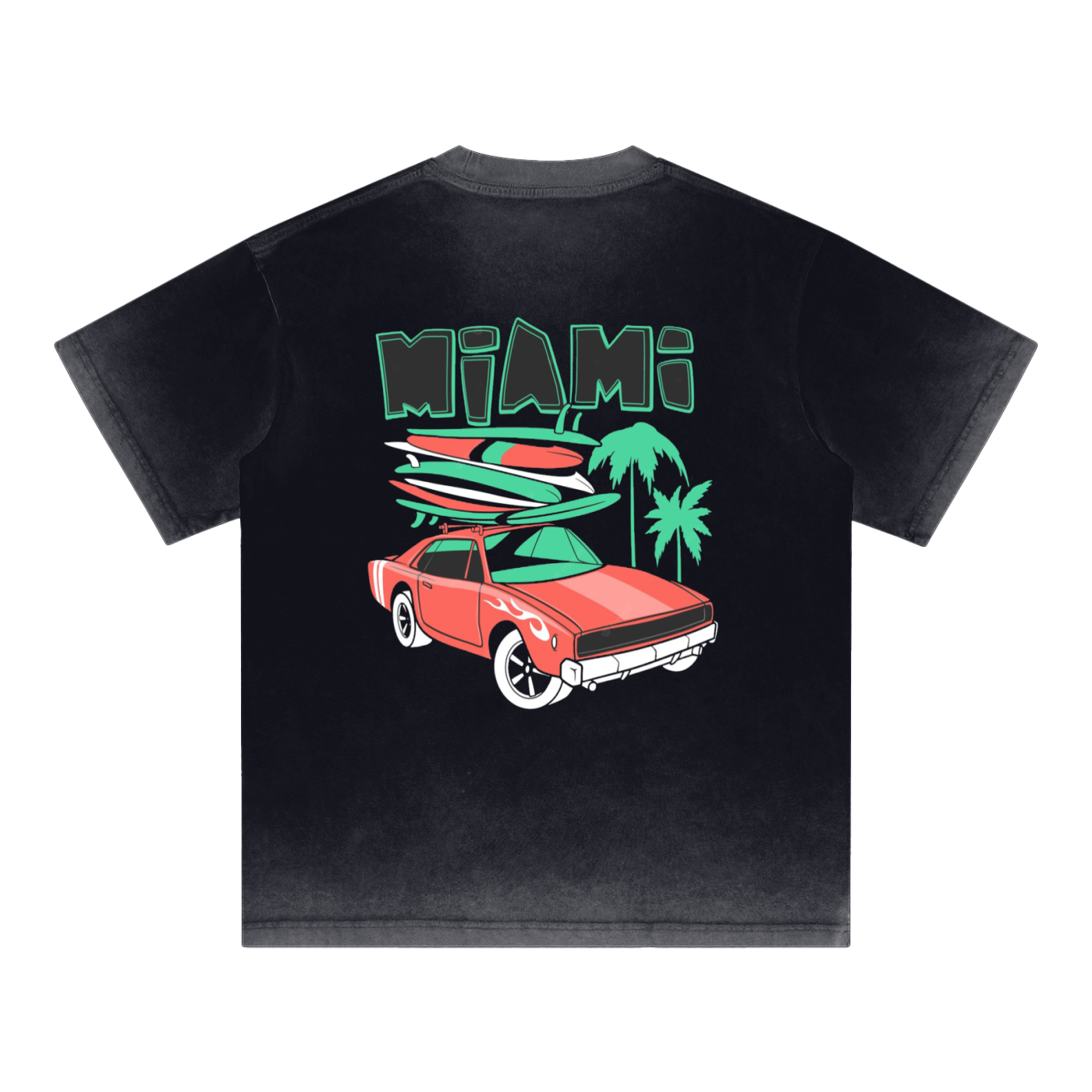 Reverse Dyed Loose Cotton T-Shirt